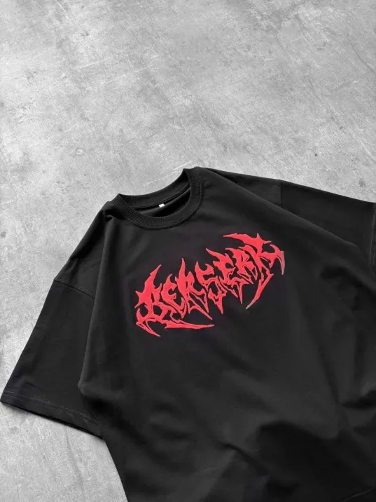 Kadın Kısa Kol Yazlık Tişört Bisiklet Yaka Baskılı Oversize T-shirt - Siyah Kadın Kısa Kol Yazlık Tişört Bisiklet Yaka Baskılı Oversize T-shirt - Siyah