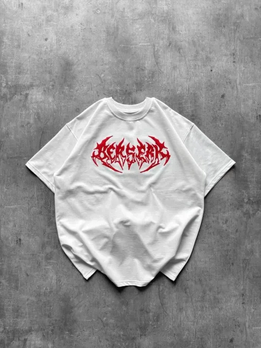 Kadın Kısa Kol Yazlık Tişört Bisiklet Yaka Baskılı Oversize T-shirt - Beyaz Kadın Kısa Kol Yazlık Tişört Bisiklet Yaka Baskılı Oversize T-shirt - Beyaz