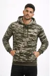 Erkek Kamuflaj Desenli 2 İplik 4 Mevsim Kapüşonlu Kanguru Cepli Hoodie Sweatshirt - Kamuflaj Erkek Kamuflaj Desenli 2 İplik 4 Mevsim Kapüşonlu Kanguru Cepli Hoodie Sweatshirt - Kamuflaj