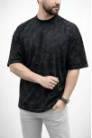 Erkek Premium Tişört Osy Yumuşak Dokulu Yıkamalı Oversize T-shirt - Siyah Erkek Premium Tişört Osy Yumuşak Dokulu Yıkamalı Oversize T-shirt - Siyah