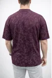 Erkek Premium Tişört Osy Yumuşak Dokulu Yıkamalı Oversize T-shirt - Bordo Erkek Premium Tişört Osy Yumuşak Dokulu Yıkamalı Oversize T-shirt - Bordo