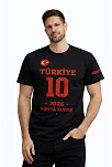 Erkek Türkiye Baskılı Tişört 2026 Dünya Kupası Taraftar Forma T-shirt - Siyah Erkek Türkiye Baskılı Tişört 2026 Dünya Kupası Taraftar Forma T-shirt - Siyah
