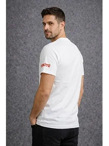 Erkek Türkiye Baskılı Tişört 2026 Dünya Kupası Taraftar Forma T-shirt - Beyaz Erkek Türkiye Baskılı Tişört 2026 Dünya Kupası Taraftar Forma T-shirt - Beyaz