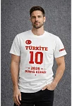 Erkek Türkiye Baskılı Tişört 2026 Dünya Kupası Taraftar Forma T-shirt - Beyaz Erkek Türkiye Baskılı Tişört 2026 Dünya Kupası Taraftar Forma T-shirt - Beyaz
