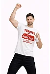 Erkek Türkiye Baskılı Tişört Ay Yıldız 2026 Dünya Kupası Taraftar Forma T-shirt - Beyaz Erkek Türkiye Baskılı Tişört Ay Yıldız 2026 Dünya Kupası Taraftar Forma T-shirt - Beyaz