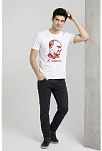 Erkek Atatürk Baskılı Tişört Kısa Kollu Bisiklet Yaka T-shirt - Beyaz Erkek Atatürk Baskılı Tişört Kısa Kollu Bisiklet Yaka T-shirt - Beyaz