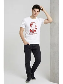 Erkek Atatürk Baskılı Tişört Kısa Kollu Bisiklet Yaka T-shirt - Beyaz Erkek Atatürk Baskılı Tişört Kısa Kollu Bisiklet Yaka T-shirt - Beyaz