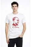 Erkek Atatürk Baskılı Tişört Kısa Kollu Bisiklet Yaka T-shirt - Beyaz Erkek Atatürk Baskılı Tişört Kısa Kollu Bisiklet Yaka T-shirt - Beyaz