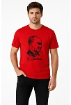 Erkek Atatürk Baskılı Tişört Kısa Kollu Bisiklet Yaka T-shirt - Kırmızı Erkek Atatürk Baskılı Tişört Kısa Kollu Bisiklet Yaka T-shirt - Kırmızı