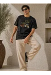 Erkek Motosiklet Baskılı Tişört Bisiklet Yaka Kısa Kol Yazlık T-shirt - Siyah Erkek Motosiklet Baskılı Tişört Bisiklet Yaka Kısa Kol Yazlık T-shirt - Siyah