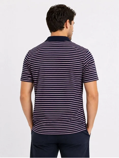 Erkek Pike Kumaş Gül Kurusu Çizgili Polo Yaka Tişört Kısa Kol T-shirt - Siyah Erkek Pike Kumaş Gül Kurusu Çizgili Polo Yaka Tişört Kısa Kol T-shirt - Siyah