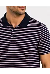 Erkek Pike Kumaş Gül Kurusu Çizgili Polo Yaka Tişört Kısa Kol T-shirt - Siyah Erkek Pike Kumaş Gül Kurusu Çizgili Polo Yaka Tişört Kısa Kol T-shirt - Siyah
