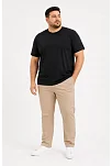 Erkek Battal Big Size Basic Tişört Bisiklet Yaka Rahat Kalıp T-shirt - Siyah Erkek Battal Big Size Basic Tişört Bisiklet Yaka Rahat Kalıp T-shirt - Siyah