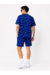 Erkek Oversize Kalıp Pubg Bape X Shark Nakışlı Cepli Şort Takım - Mavi Erkek Oversize Kalıp Pubg Bape X Shark Nakışlı Cepli Şort Takım - Mavi