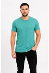 Erkek Basic Tişört Bisiklet Yaka Kısa Kol Günlük Yazlık Slim Fit T-shirt - Su Yeşili Erkek Basic Tişört Bisiklet Yaka Kısa Kol Günlük Yazlık Slim Fit T-shirt - Su Yeşili