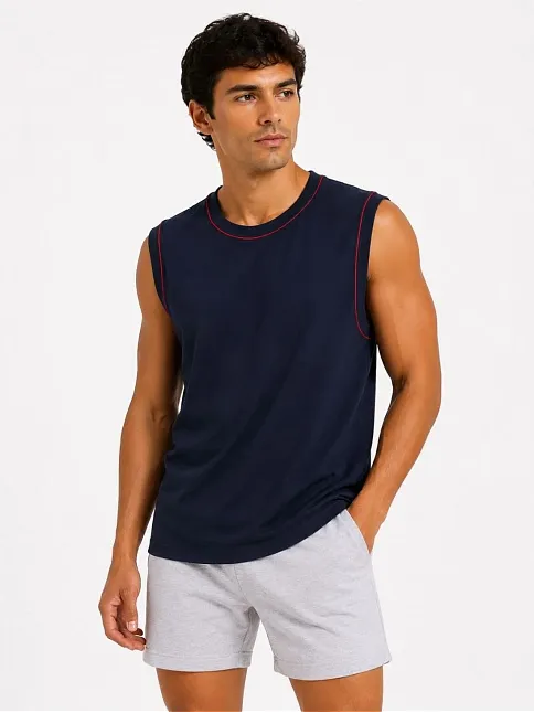 Erkek 3’lü Kolsuz Sporcu Atlet Seti Yazlık Bisiklet Yaka - Siyah, Lacivert, Beyaz Erkek 3’lü Kolsuz Sporcu Atlet Seti Yazlık Bisiklet Yaka - Siyah, Lacivert, Beyaz