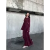 Acık Sırt Detaylı Maxi Uzun Boy Elbise- Bordo Acık Sırt Detaylı Maxi Uzun Boy Elbise- Bordo
