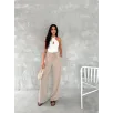 Ayrobin Oversize Kadın Pantalon - Bej Ayrobin Oversize Kadın Pantalon - Bej