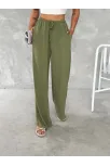 Ayrobin Oversize Kadın Pantalon - Mint Yeşili