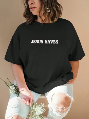 Baskılı Kadın T-shirt - Siyah Baskılı Kadın T-shirt - Siyah