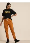 Baskılı Kadın T-shirt - Siyah