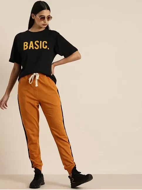 Baskılı Kadın T-shirt - Siyah