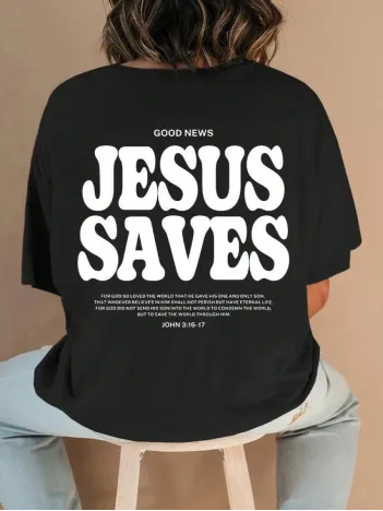 Baskılı Kadın T-shirt - Siyah Baskılı Kadın T-shirt - Siyah