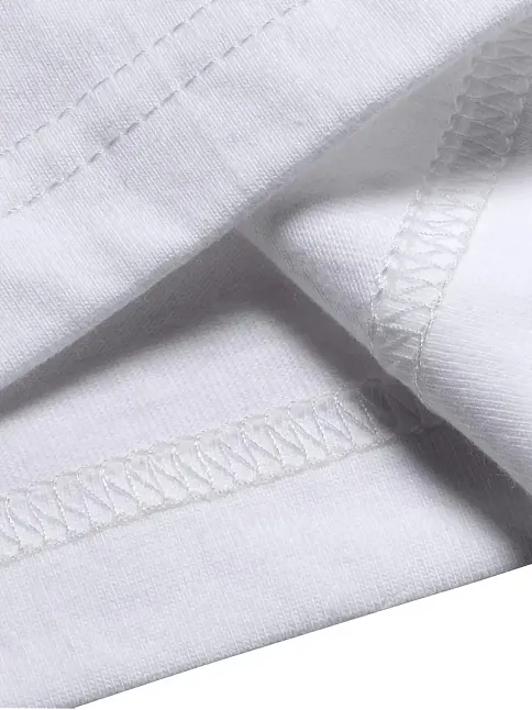 20/1 Penye Compack Özgür Kuşlar Baskılı Oversize Bisiklet Yaka T-shirt - Beyaz