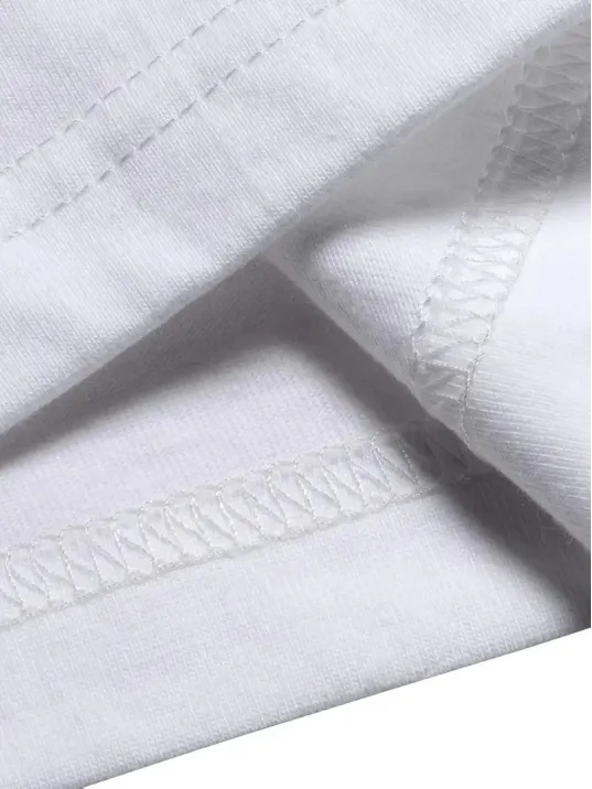 20/1 Penye Compack Özgür kuşlar Baskılı Oversize Bisiklet Yaka T-shirt - Beyaz