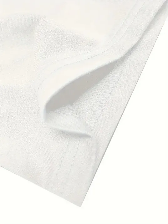 No Risk No Story Baskılı Oversize Bisiklet Yaka T-shirt - Beyaz