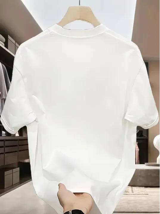 20/1 Penye Compack Özgür kuşlar Baskılı Oversize Bisiklet Yaka T-shirt - Beyaz