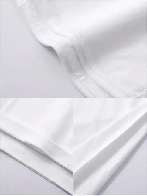20/1 Penye Compack Bisiklet Yaka Kore Tarzı Sevimli Ayı Baskı Kısa Kol Erkek T-shirt - Beyaz
