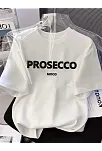 20/1 Penye Compack Baskılı Oversize Kısa Kol Bisiklet Yaka T-shirt - Beyaz