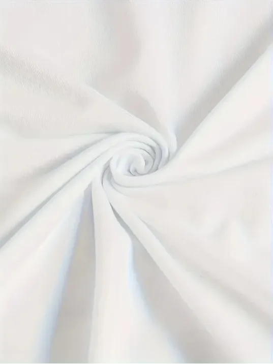 Ördek Baskılı ve Yuvarlak Yakalı Kadın Günlük Büyük Boy Siyah Tişört. - Beyaz