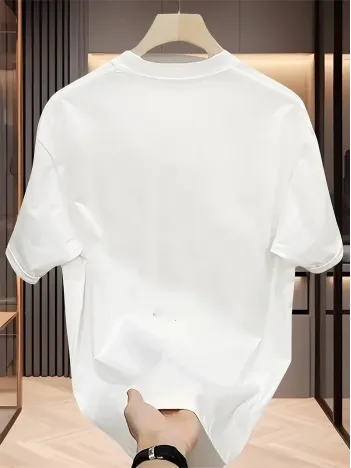 AICG Ön Arka Baskılı Bisiklet Yaka Kadın Oversize Bisiklet Yaka T-shirt - Beyaz AICG Ön Arka Baskılı Bisiklet Yaka Kadın Oversize Bisiklet Yaka T-shirt - Beyaz