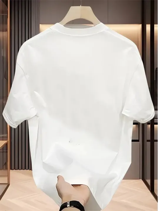 AICG Ön Arka Baskılı Bisiklet Yaka Kadın Oversize Bisiklet Yaka T-shirt - Beyaz AICG Ön Arka Baskılı Bisiklet Yaka Kadın Oversize Bisiklet Yaka T-shirt - Beyaz