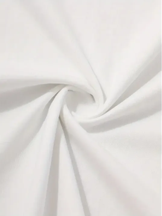 20/1 Penye Compack Sarj %1 Baskılı Oversize Bisiklet Yaka Kısa Kol Yazlık T-shirt - Beyaz