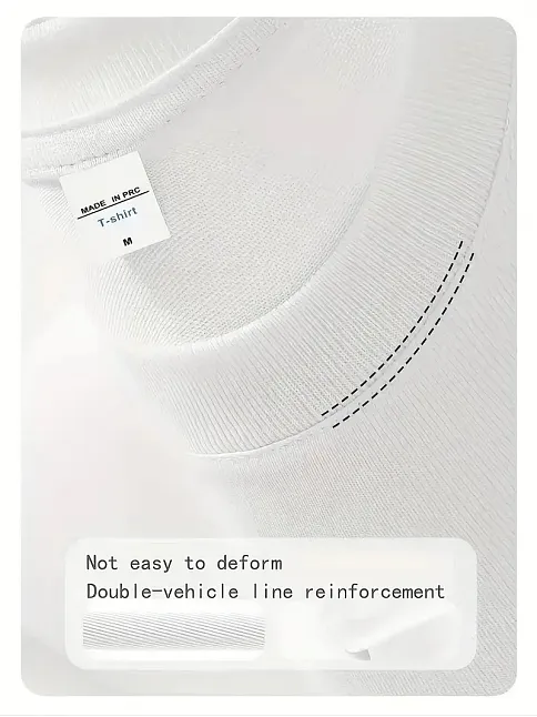 Day One Baskılı Oversize Bisiklet Yaka T-shirt - Beyaz