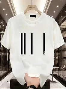 Aıcg Ön Arka Baskılı Bisiklet Yaka Kadın Oversize Bisiklet Yaka T-shirt - Beyaz