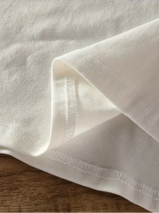 Brooklyn Harf Baskılı Düşük Omuzlu T-shirt, Rahat Kısa Kollu Bol T-shirt, Kadın Giyim - Beyaz Brooklyn Harf Baskılı Düşük Omuzlu T-shirt, Rahat Kısa Kollu Bol T-shirt, Kadın Giyim - Beyaz