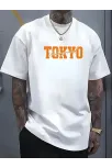 Erkek Turuncu Spor Araba Grafik Tişört - "tokyo" Baskılı Günlük Oversize Kısa Kollu Tişört, Yetişkinler İçin Yazlık Giyim, Turuncu Araba Tasarımı - Beyaz Erkek Turuncu Spor Araba Grafik Tişört - "tokyo" Baskılı Günlük Oversize Kısa Kollu Tişört, Yetişkinler İçin Yazlık Giyim, Turuncu Araba Tasarımı - Beyaz