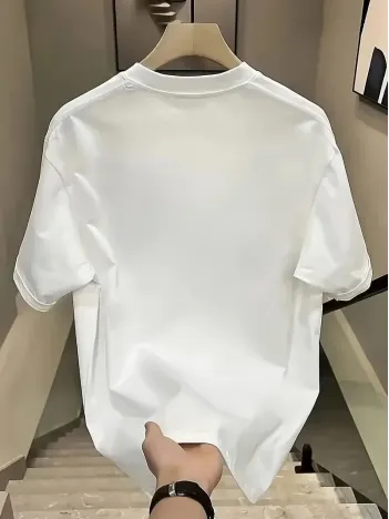 Day One Baskılı Oversize Bisiklet Yaka T-shirt - Beyaz Day One Baskılı Oversize Bisiklet Yaka T-shirt - Beyaz