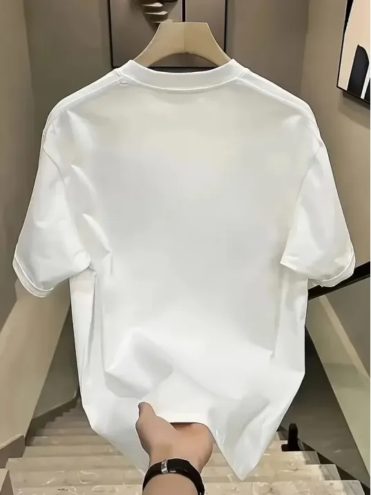 Day One Baskılı Oversize Bisiklet Yaka T-shirt - Beyaz Day One Baskılı Oversize Bisiklet Yaka T-shirt - Beyaz