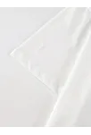 20/1 Penye Compack Baskılı Oversize Kısa Kol Bisiklet Yaka T-shirt - Beyaz