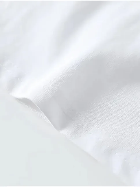 Baskı Erkek Oversive Tişört, Grafik Tişört Erkek Yazlık Outdoor Kıyafetleri, Sporda Ve Günlük Giyime Uygun - Beyaz
