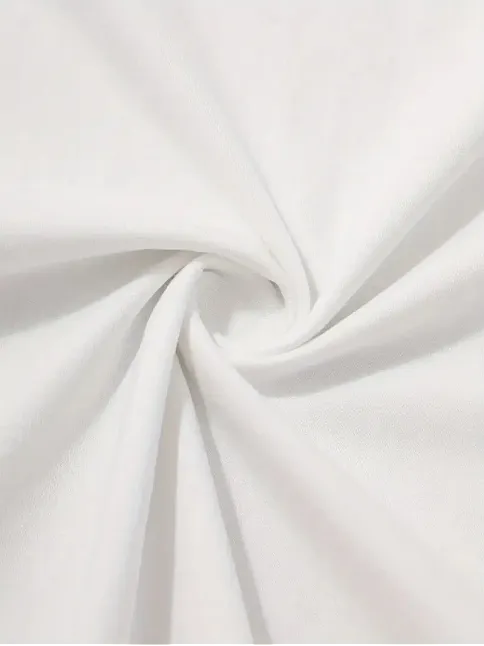 20/1 Penye Compack Palmiye Ön Baskılı Oversize Bisiklet Yaka Kısa Kol Yazlık T-shirt - Beyaz