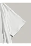 20/1 Penye Compack Dark Angel Baskılı Oversize Kısa Kol Yazlık T-shirt- Beyaz