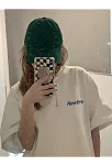 Newtro Baskılı Oversize Bisiklet Yaka T-shirt - Beyaz