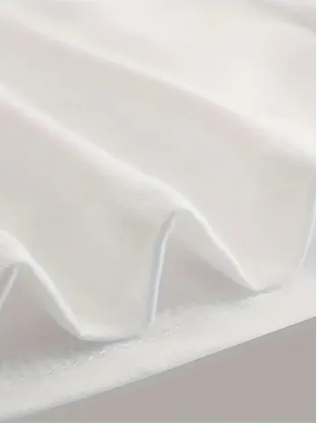 20/1 Penye Compack Ön Arka Ejder Baskılı Oversize Bisiklet Yaka T-shirt - Beyaz