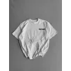 20/1 Penye Compack Baskılı Oversize Bisiklet Yaka Kısa Kol Yazlık T-shirt - Beyaz 20/1 Penye Compack Baskılı Oversize Bisiklet Yaka Kısa Kol Yazlık T-shirt - Beyaz